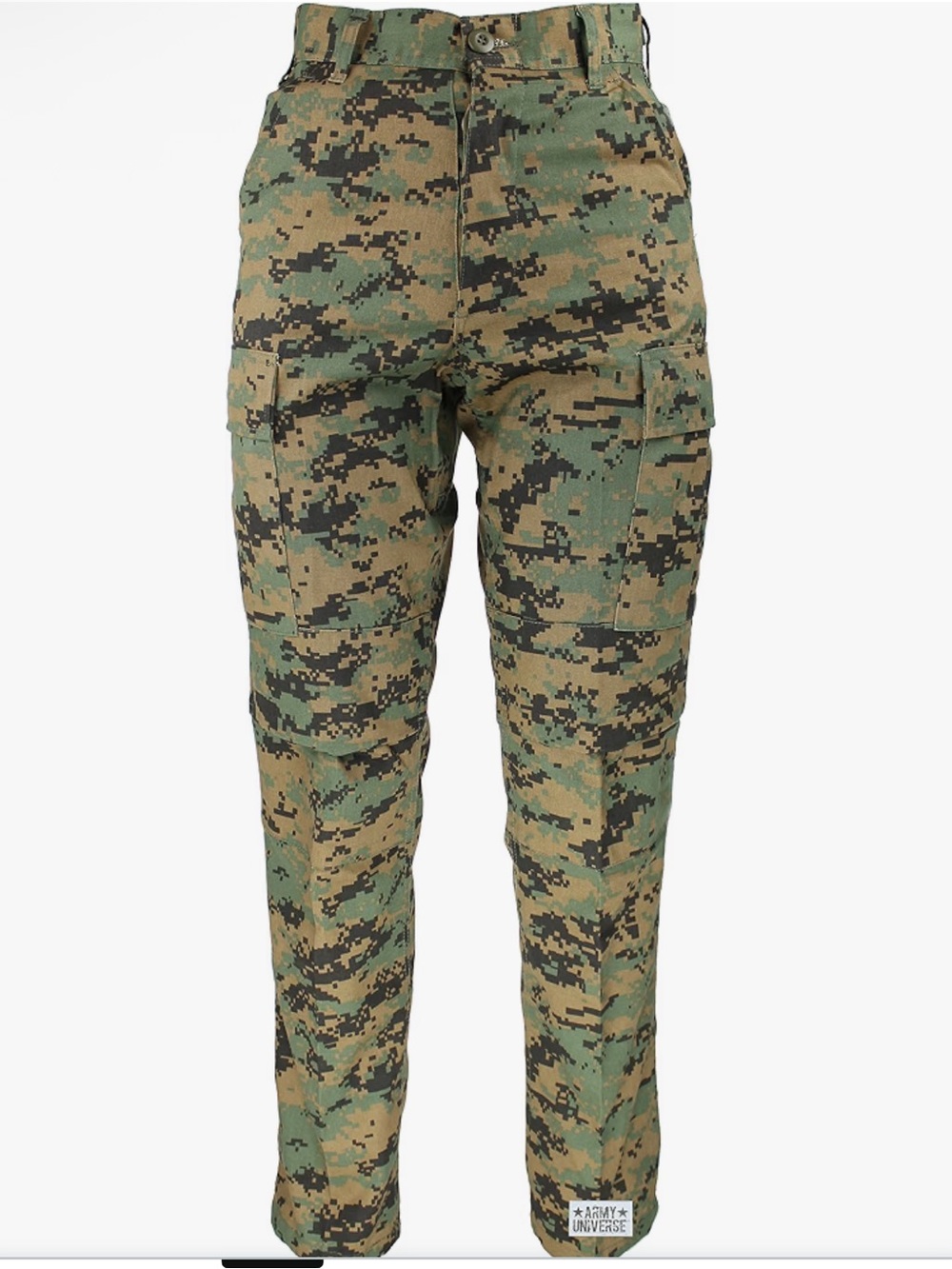 U.S. Army Woodland Digital Camo Cargo Pants - Green/Brown/Black